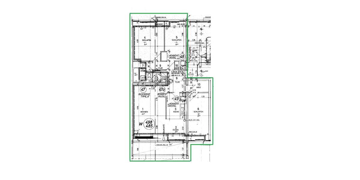 Etagenwohnung Hannover Linden-Limmer - 4 Zimmer, 96 m&sup2;, 900&euro; | Angebot:22183610