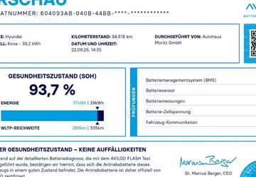 Hyundai KONA Elektro 84.612 km 21.450 &euro; Laatzen 30880